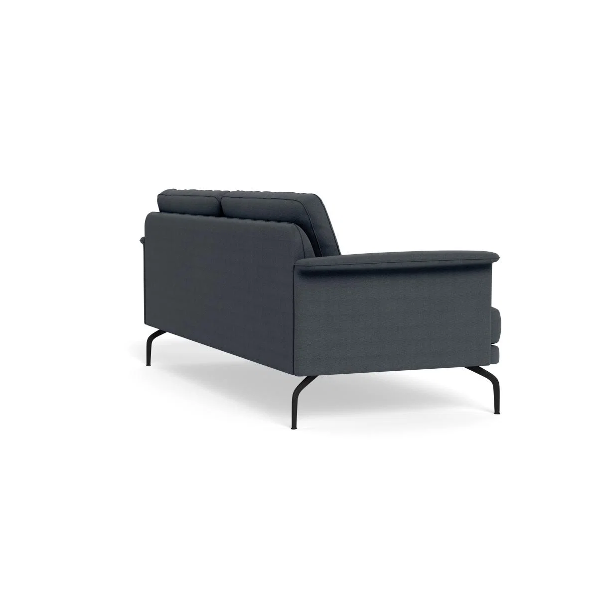 Heal's Iver 4 Seater Sofa Linen Dark Grey Black Feet – image 5