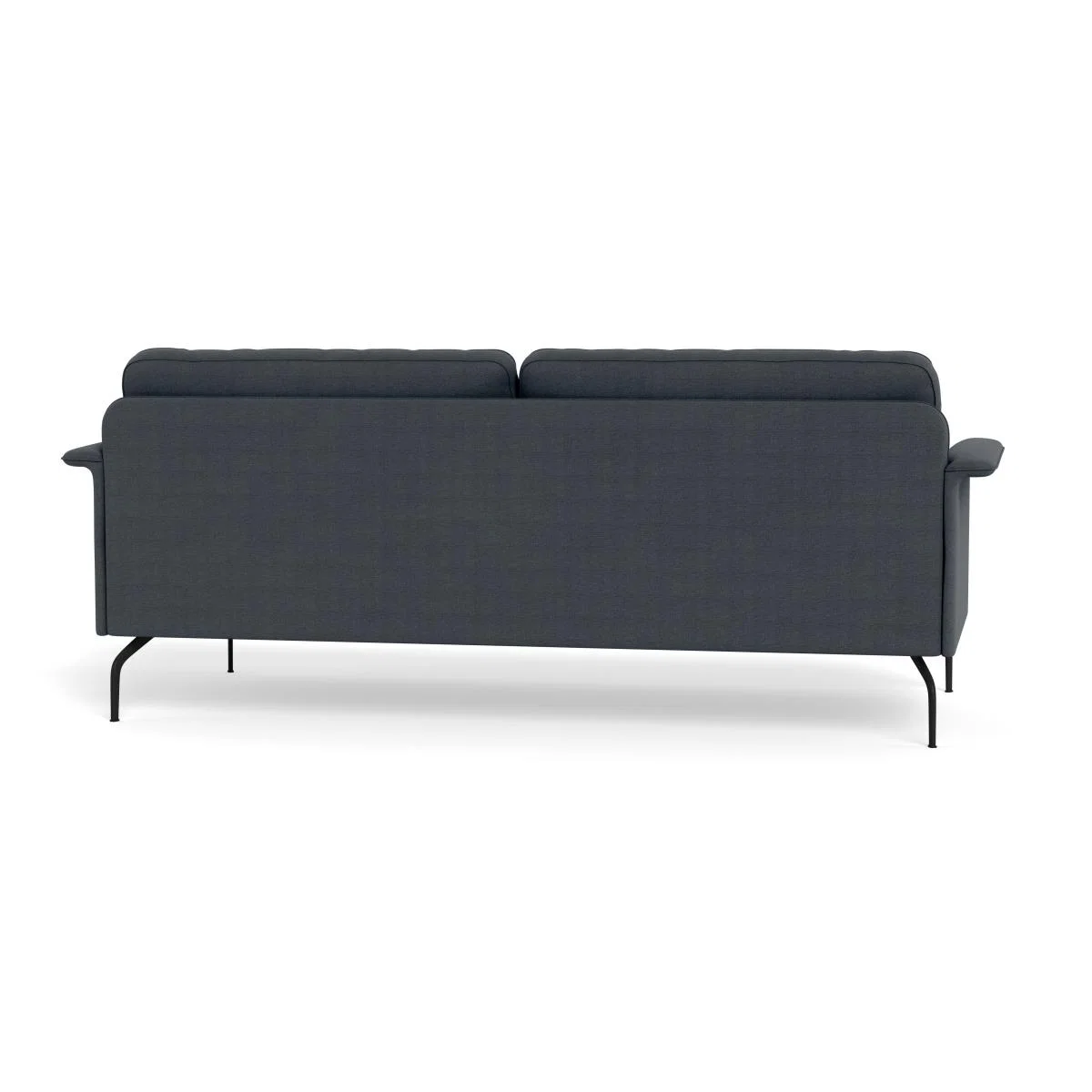 Heal's Iver 4 Seater Sofa Linen Dark Grey Black Feet – image 6