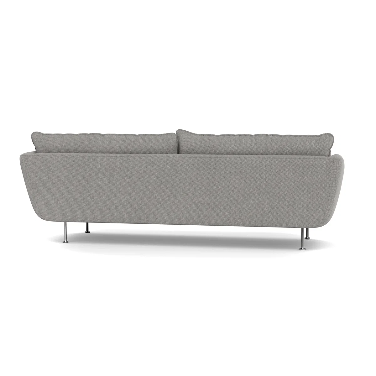 Heal's Allora 4 Seater Sofa Texture Pale Grey Black Feet – image 6