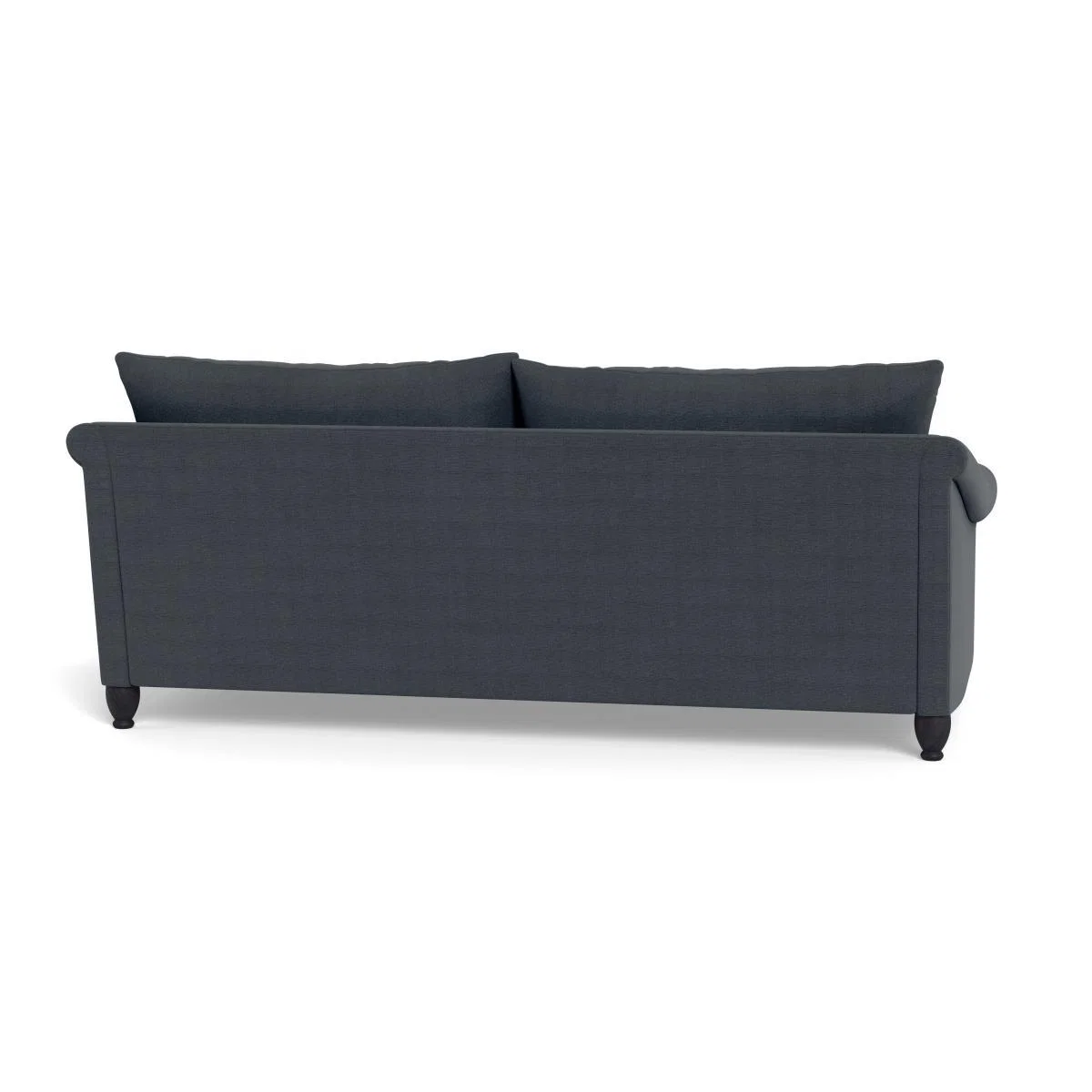 Heal's Devon 4 Seater Linen Dark Grey Black Stain Beech Feet - Heal's UK Furniture – image 5