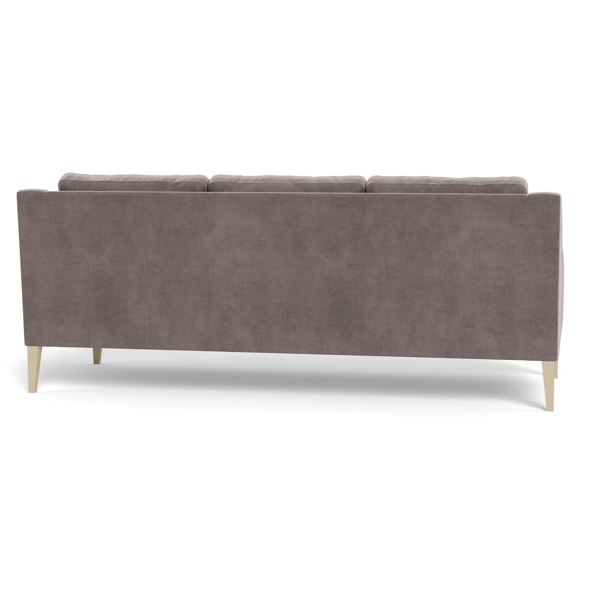 Heal's Richmond 4 Seater Sofa Smart Luxe Velvet Mushroom Black Feet – image 6