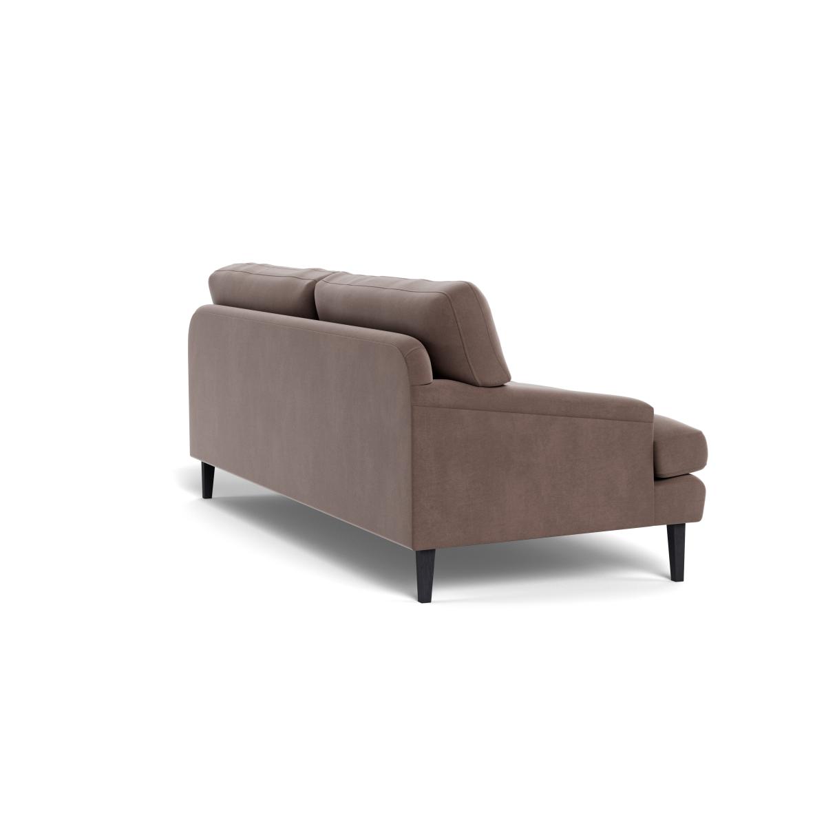 Heal's Stanton 4 Seater Sofa Smart Velvet Mouse Black Feet – image 5