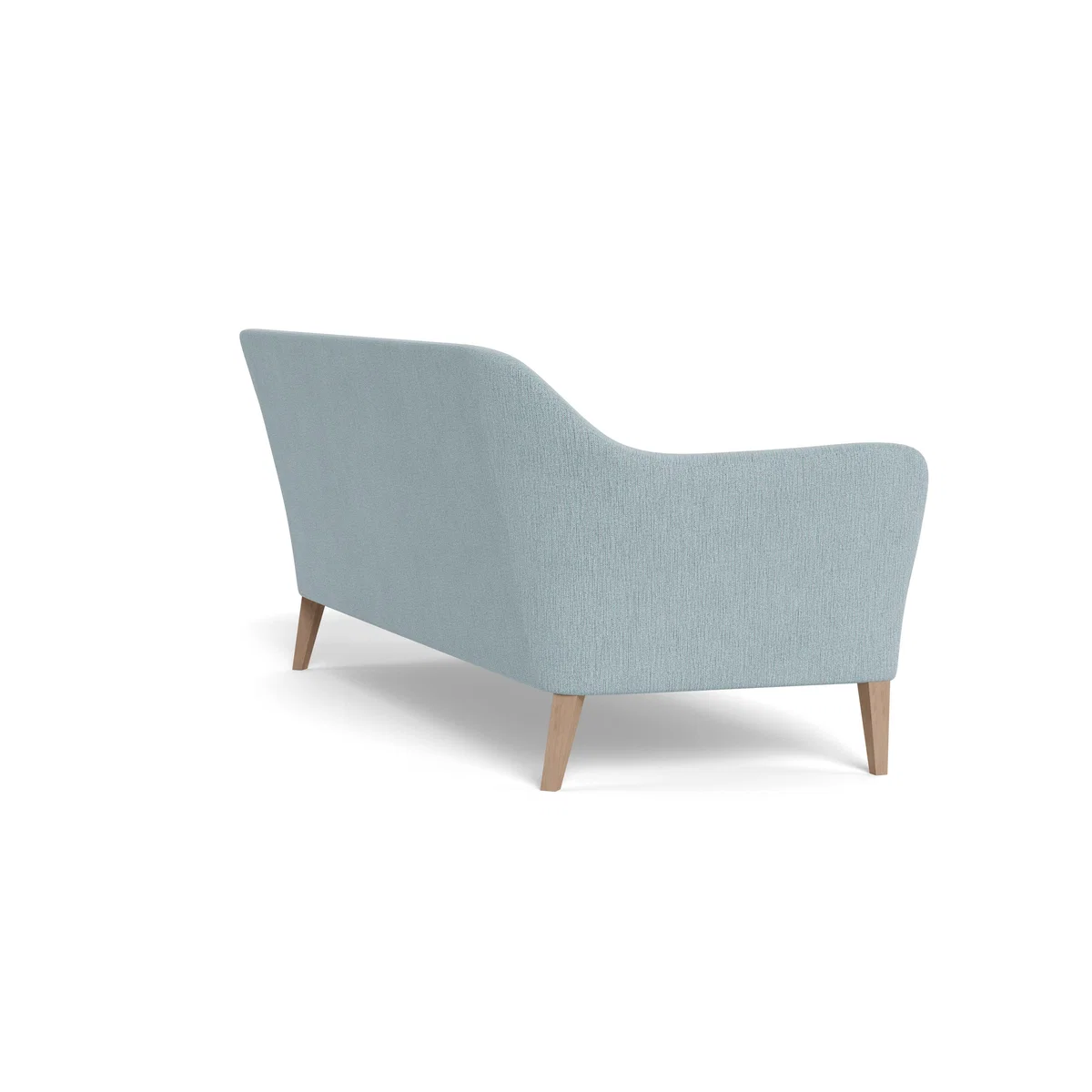 Heal's Wallis 4 Seater Sofa Smart Linen Mix Duck Egg Natural Ash Feet - Heal's UK Furniture – image 4