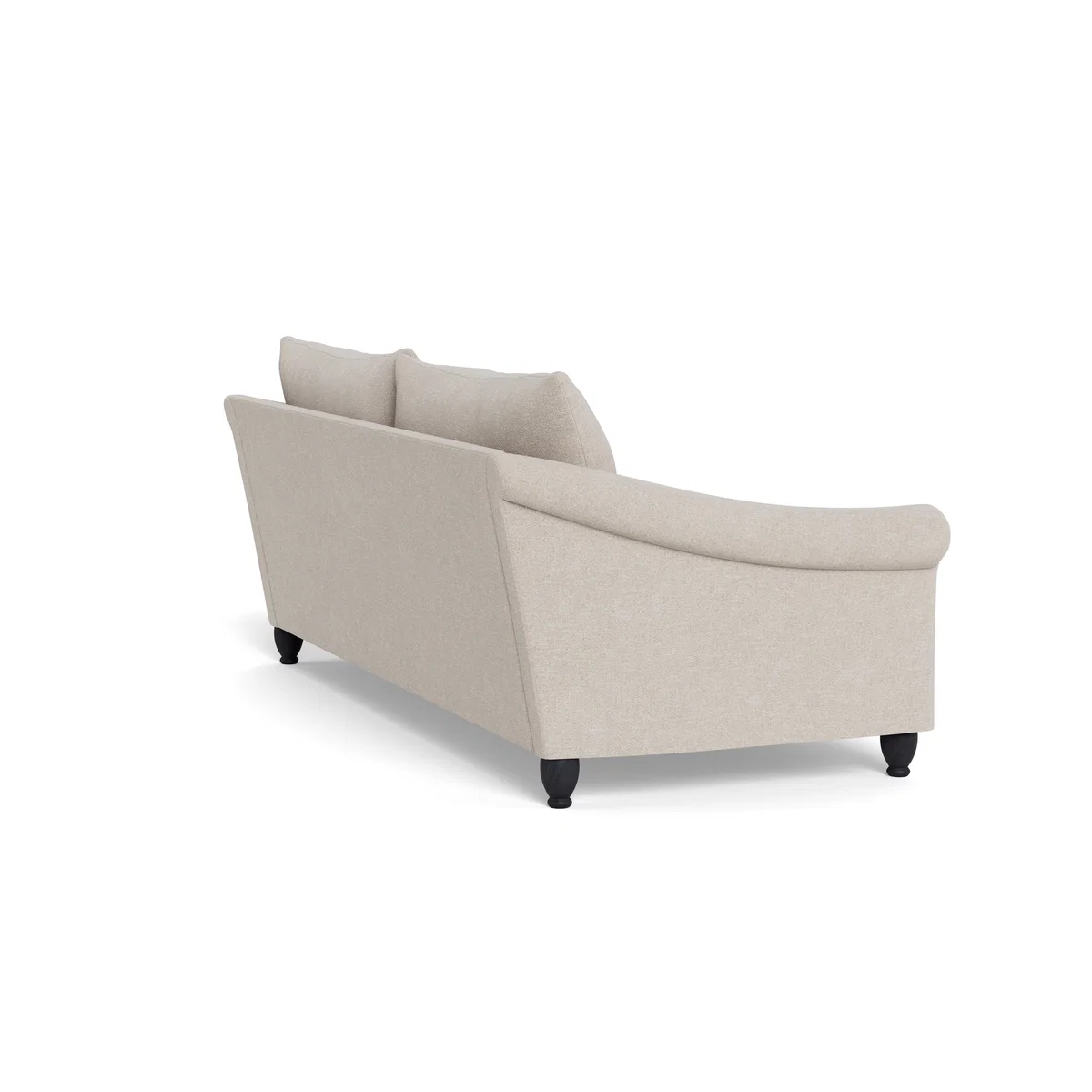 Heal's Devon 4 Seater Texture Limestone Walnut Stain Beech Feet - Heal's UK Furniture – image 4