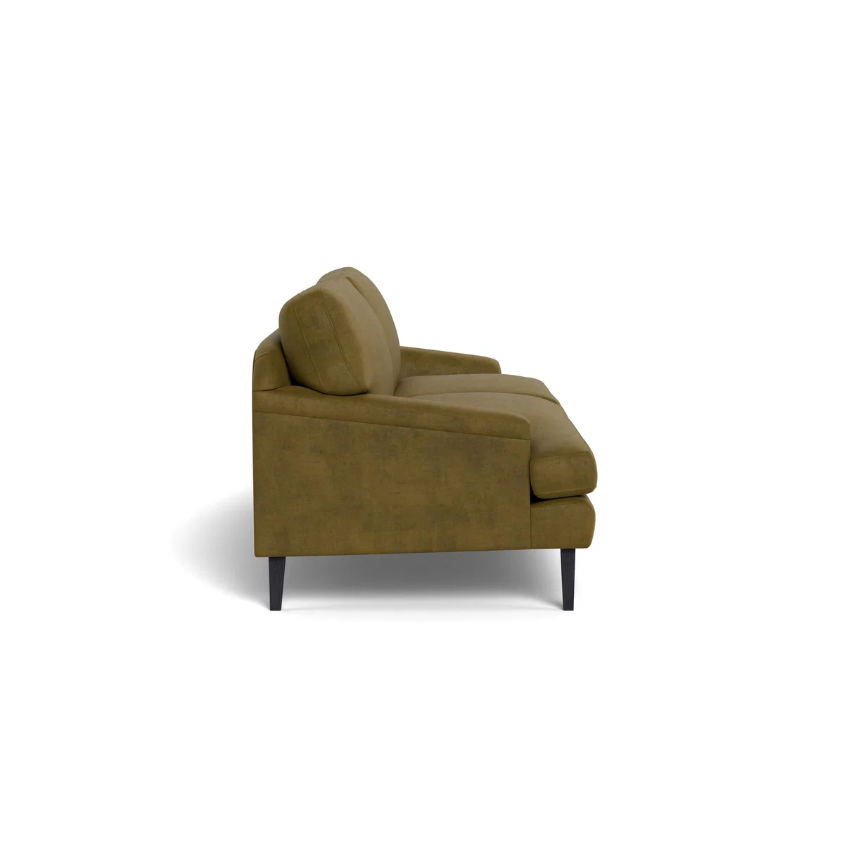 Heal's Stanton 4 Seater Sofa Smart Luxe Velvet Peridot Natural Feet – image 4