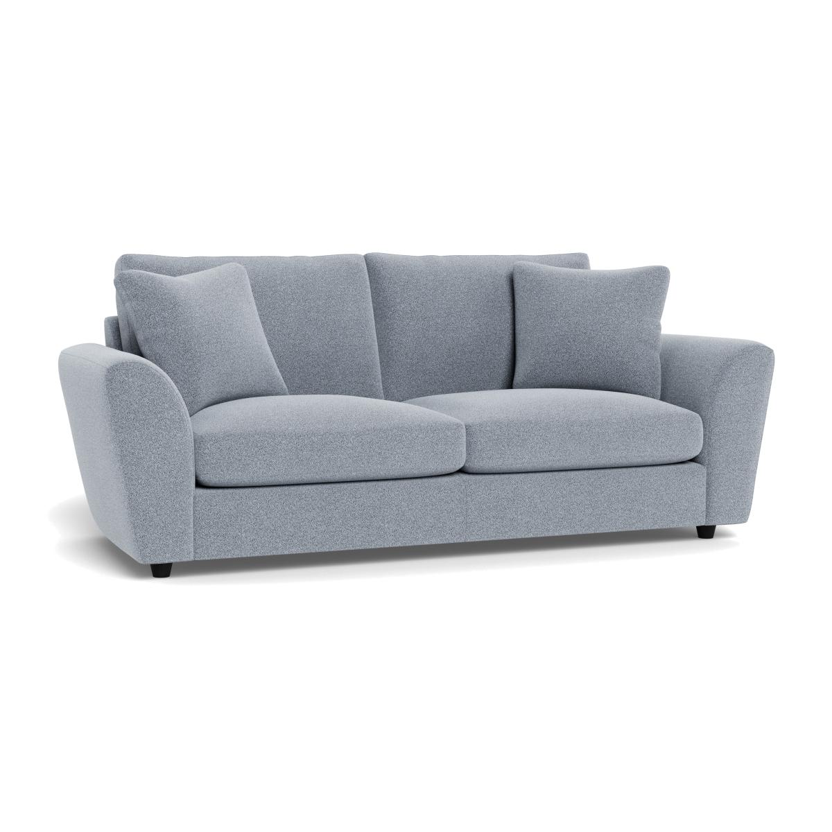 Heal's Snooze 4 Seater Sofa Boucle Steel Black Feet – image 1