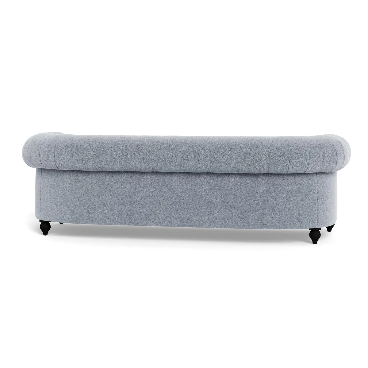 Heal's Fitzrovia 4 Seater Sofa Boucle Steel Stained Feet – image 5