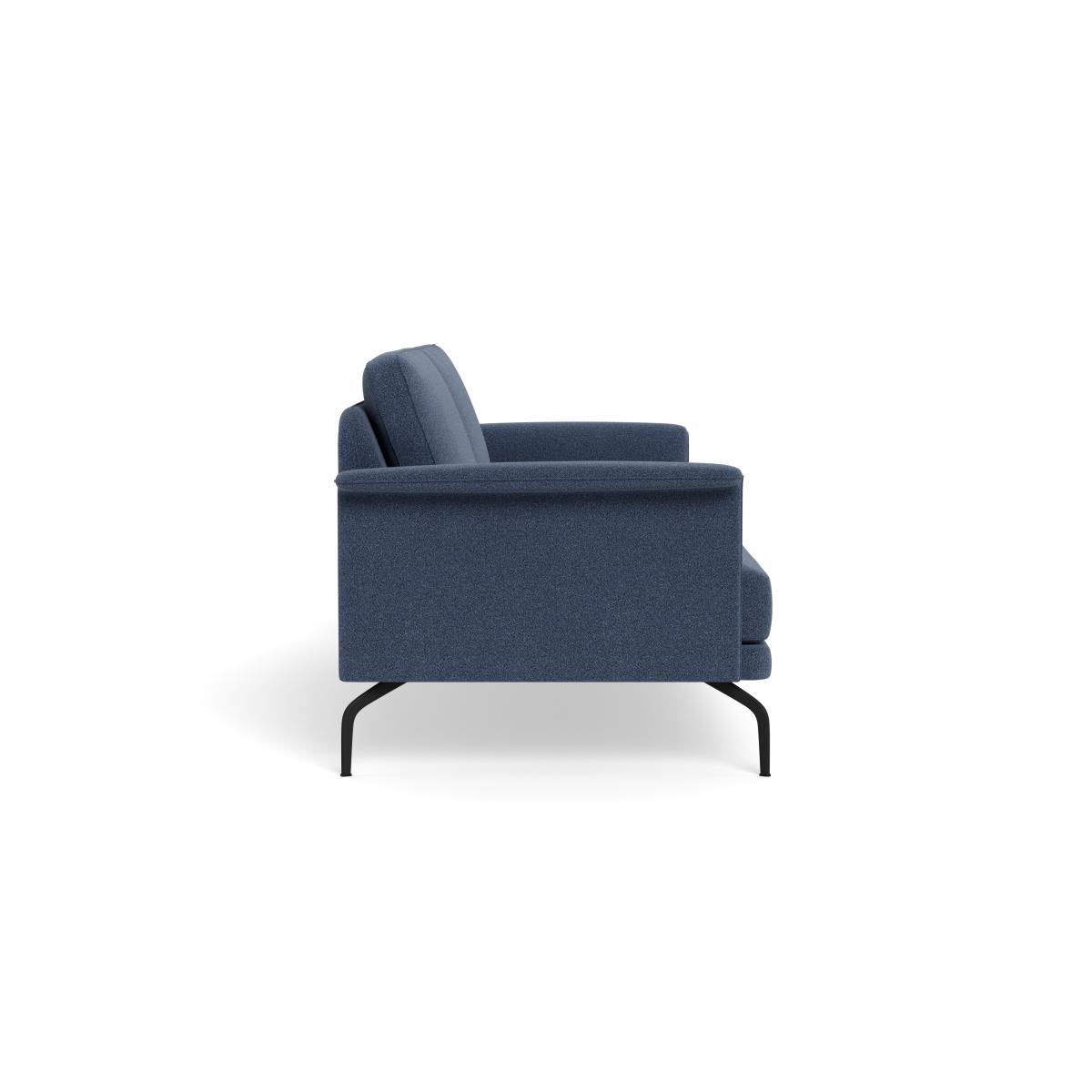Heal's Iver 4 Seater Sofa Boucle Indigo Black Feet – image 4