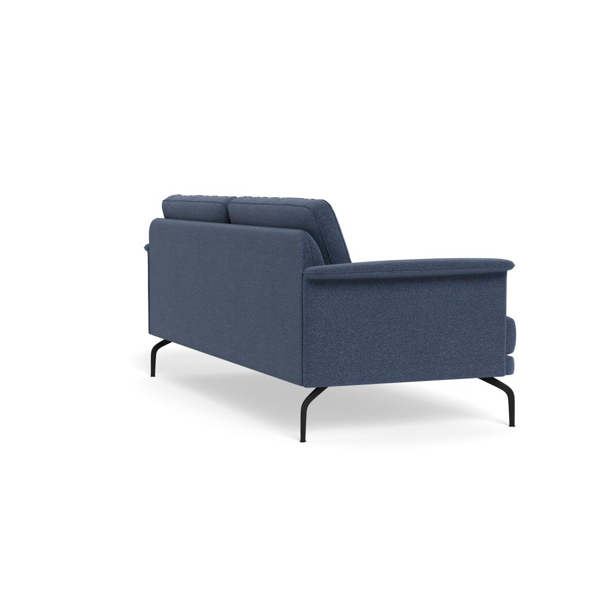 Heal's Iver 4 Seater Sofa Boucle Indigo Black Feet – image 5