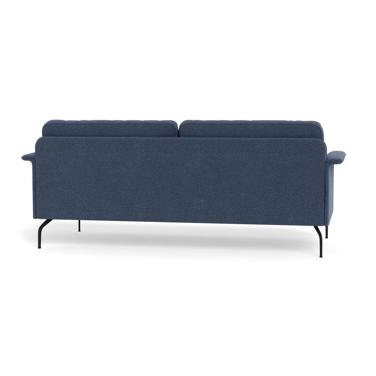 Heal's Iver 4 Seater Sofa Boucle Indigo Black Feet – image 6