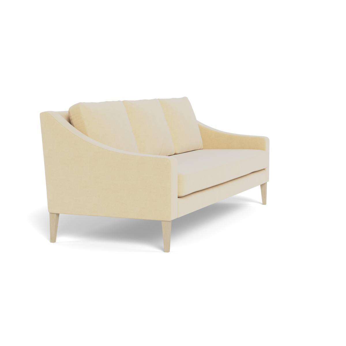 Heal's Richmond 4 Seater Sofa Smart Luxe Velvet Biscuit Black Feet - Heal's UK Furniture – image 2