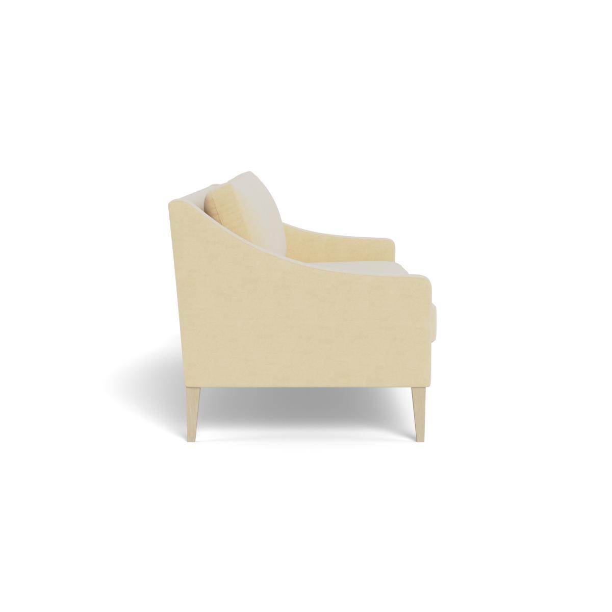Heal's Richmond 4 Seater Sofa Smart Luxe Velvet Biscuit Black Feet - Heal's UK Furniture – image 3