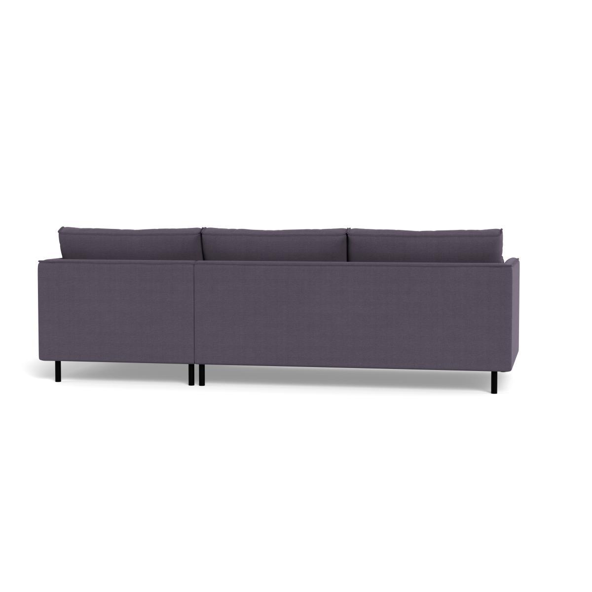 Heal's Tortona Right Hand Facing 4 Seater Corner Chaise Linen Shadow Black Feet - Heal's UK Furniture – image 5