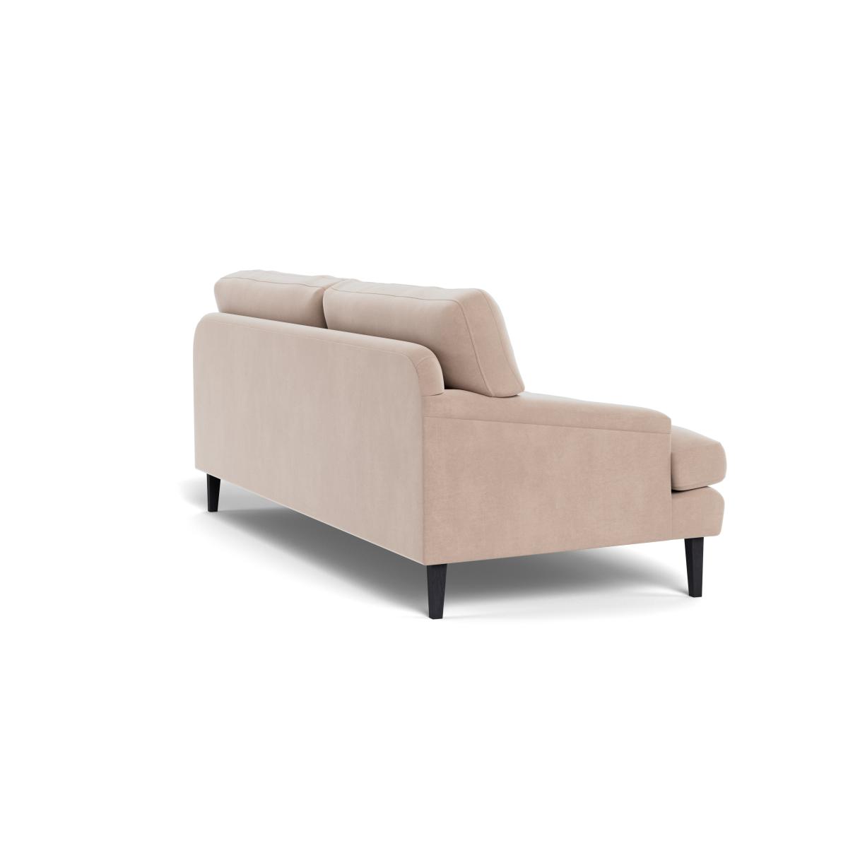 Heal's Stanton 4 Seater Sofa Smart Velvet Pebble Black Feet – image 5