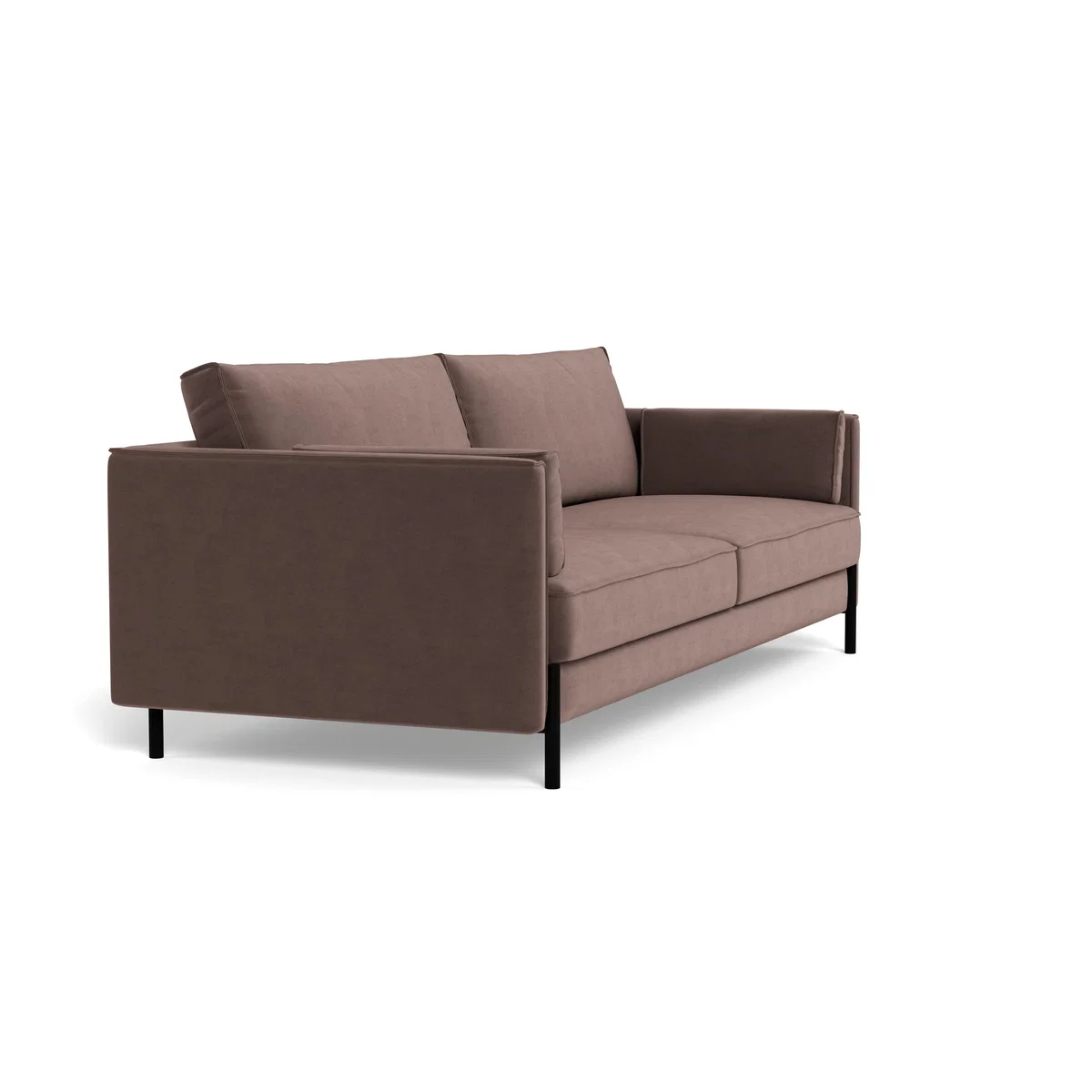 Heal's Tortona 4 seater Sofa Velvet Mink - Heal's UK Furniture – image 2