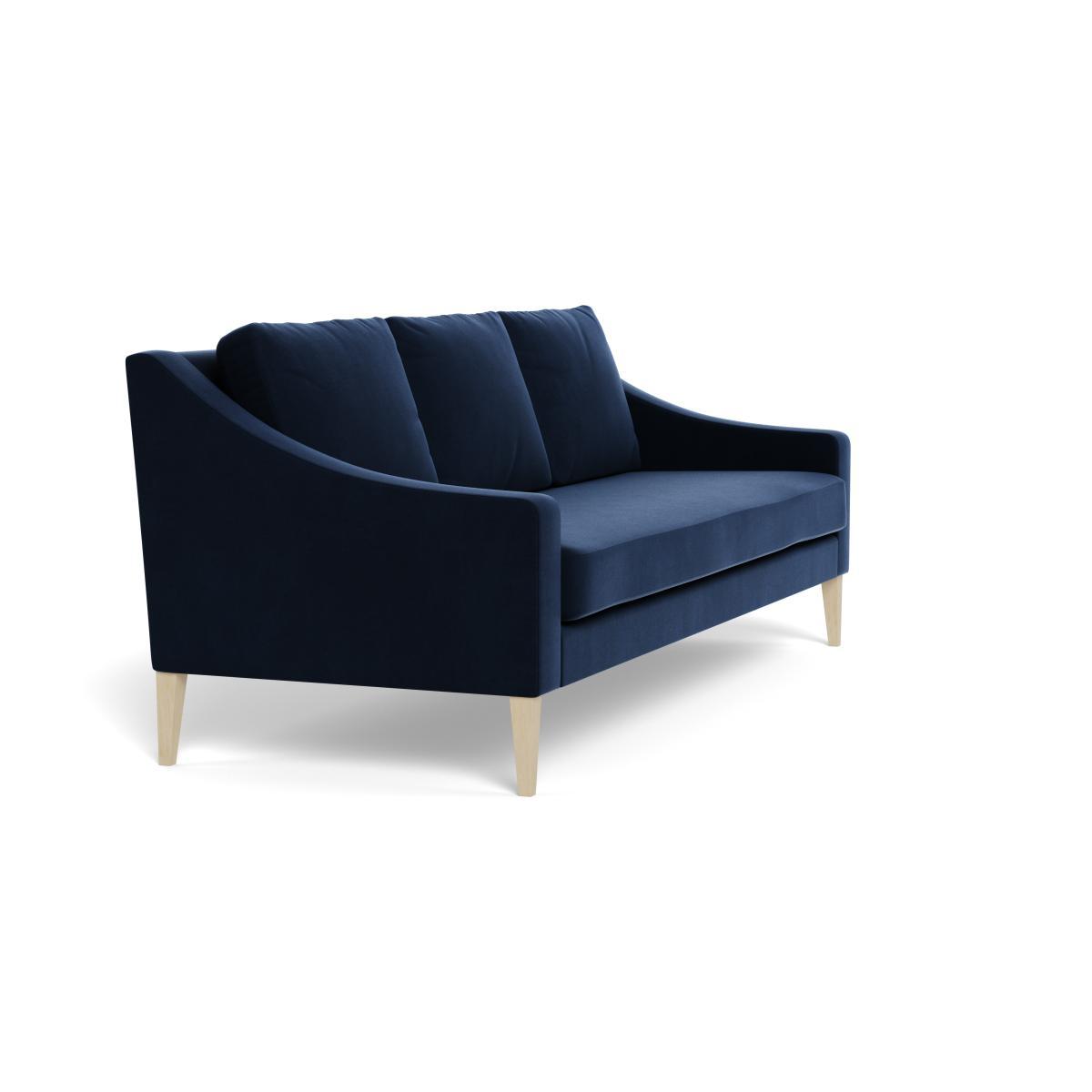 Heal's Richmond 4 Seater Sofa Smart Velvet Dusk Black Feet - Heal's UK Furniture – image 2