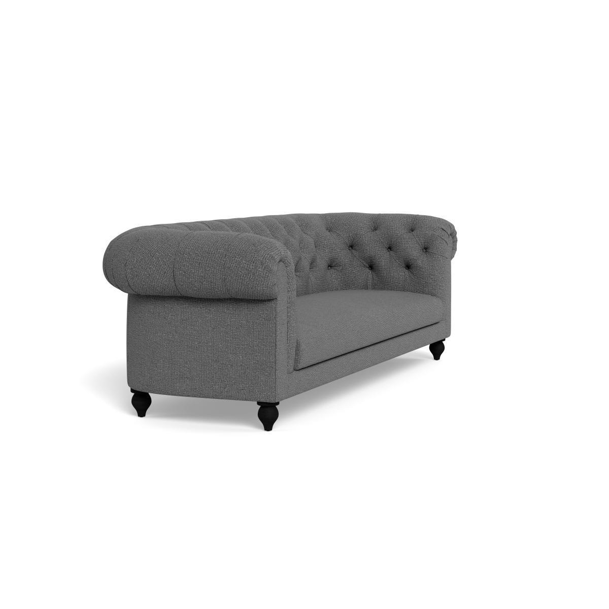 Heal's Fitzrovia 4 Seater Sofa Tejo Recycled Noir Stained Oak Feet - Heal's UK Furniture – image 2