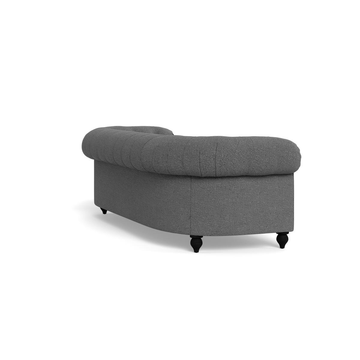 Heal's Fitzrovia 4 Seater Sofa Tejo Recycled Noir Stained Oak Feet - Heal's UK Furniture – image 4