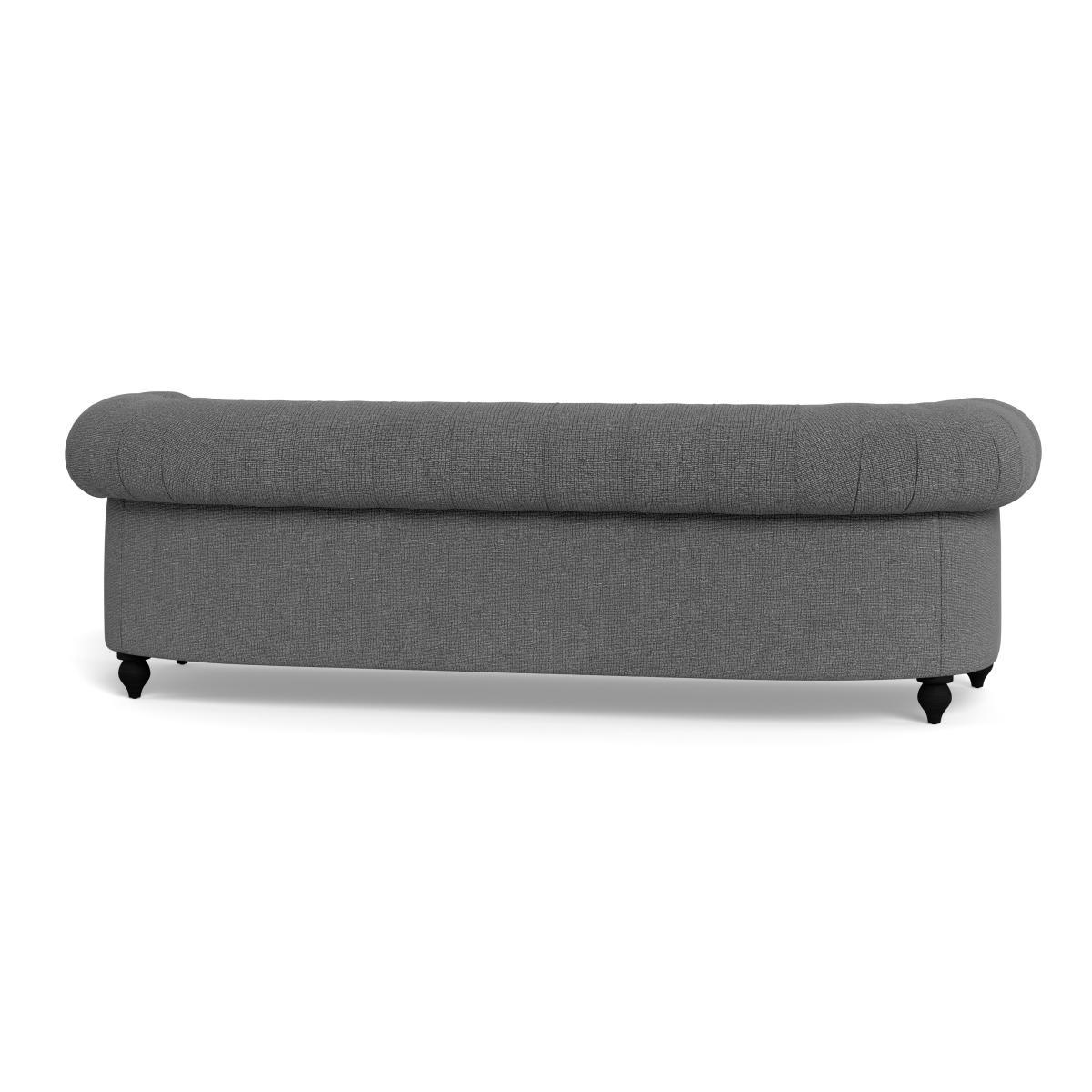 Heal's Fitzrovia 4 Seater Sofa Tejo Recycled Noir Stained Oak Feet - Heal's UK Furniture – image 5