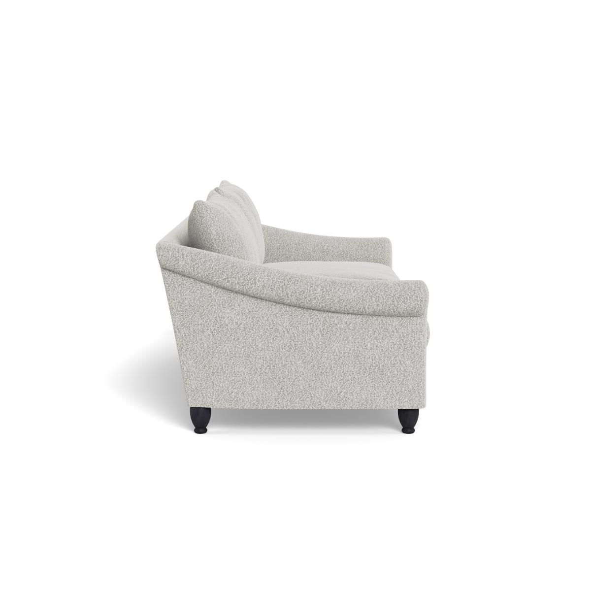 Heal's Devon 4 Seater Sofa Chunky Boucle Ecru Natural Feet – image 3
