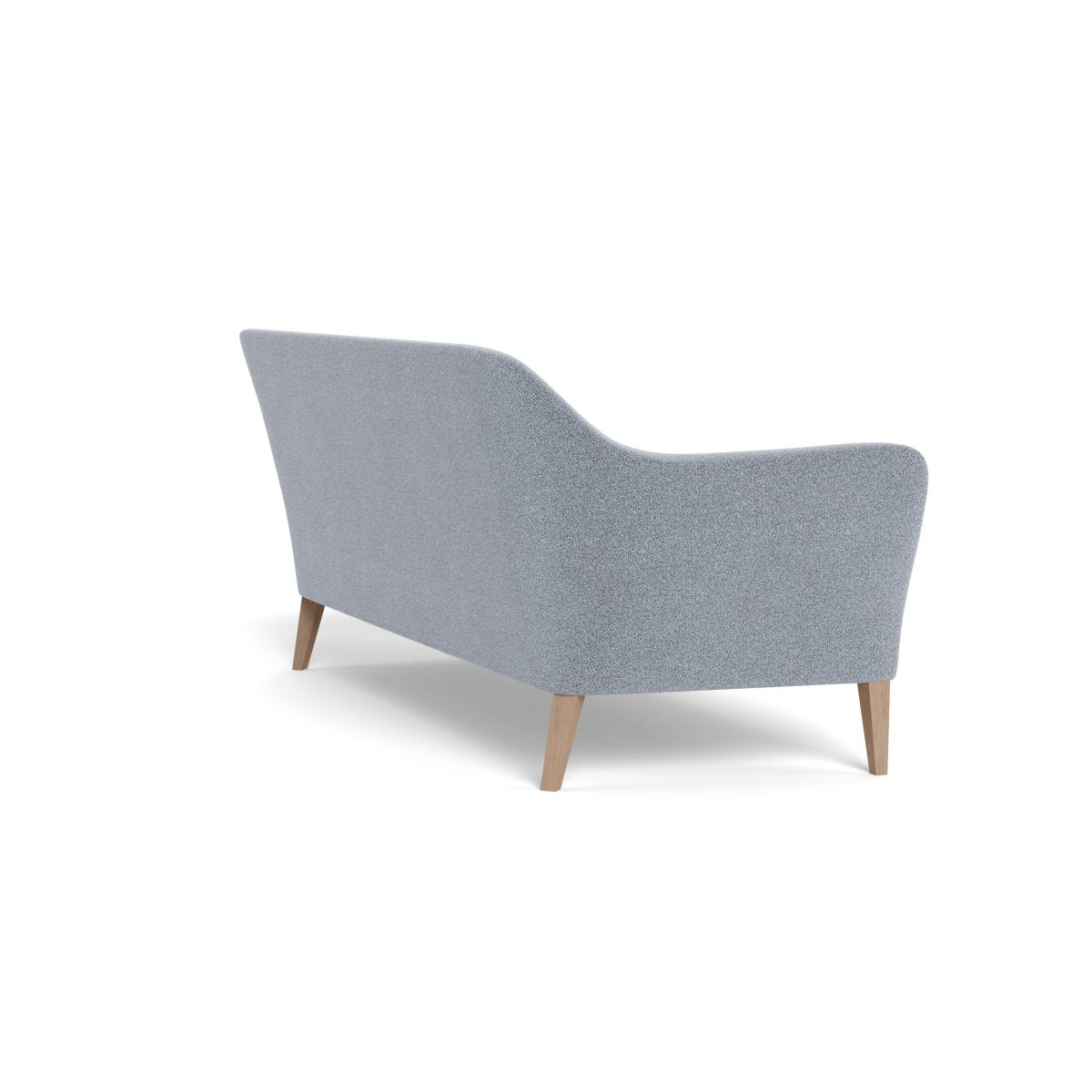 Heal's Wallis 4 Seater Sofa Boucle Steel Black Painted Oak Feet – image 4