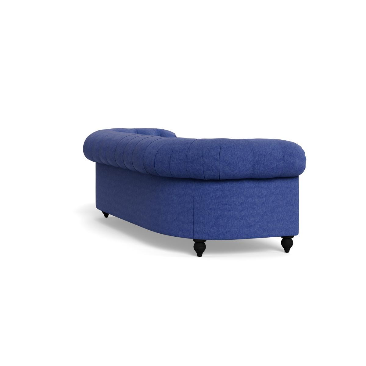 Heal's Fitzrovia 4 Seater Sofa Capelo LinenCotton Ink Spot Chestnut Stain Feet - Heal's UK Furniture – image 4