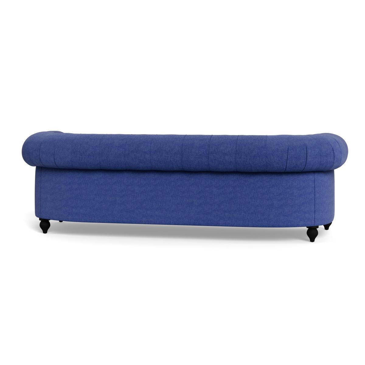Heal's Fitzrovia 4 Seater Sofa Capelo LinenCotton Ink Spot Chestnut Stain Feet - Heal's UK Furniture – image 5