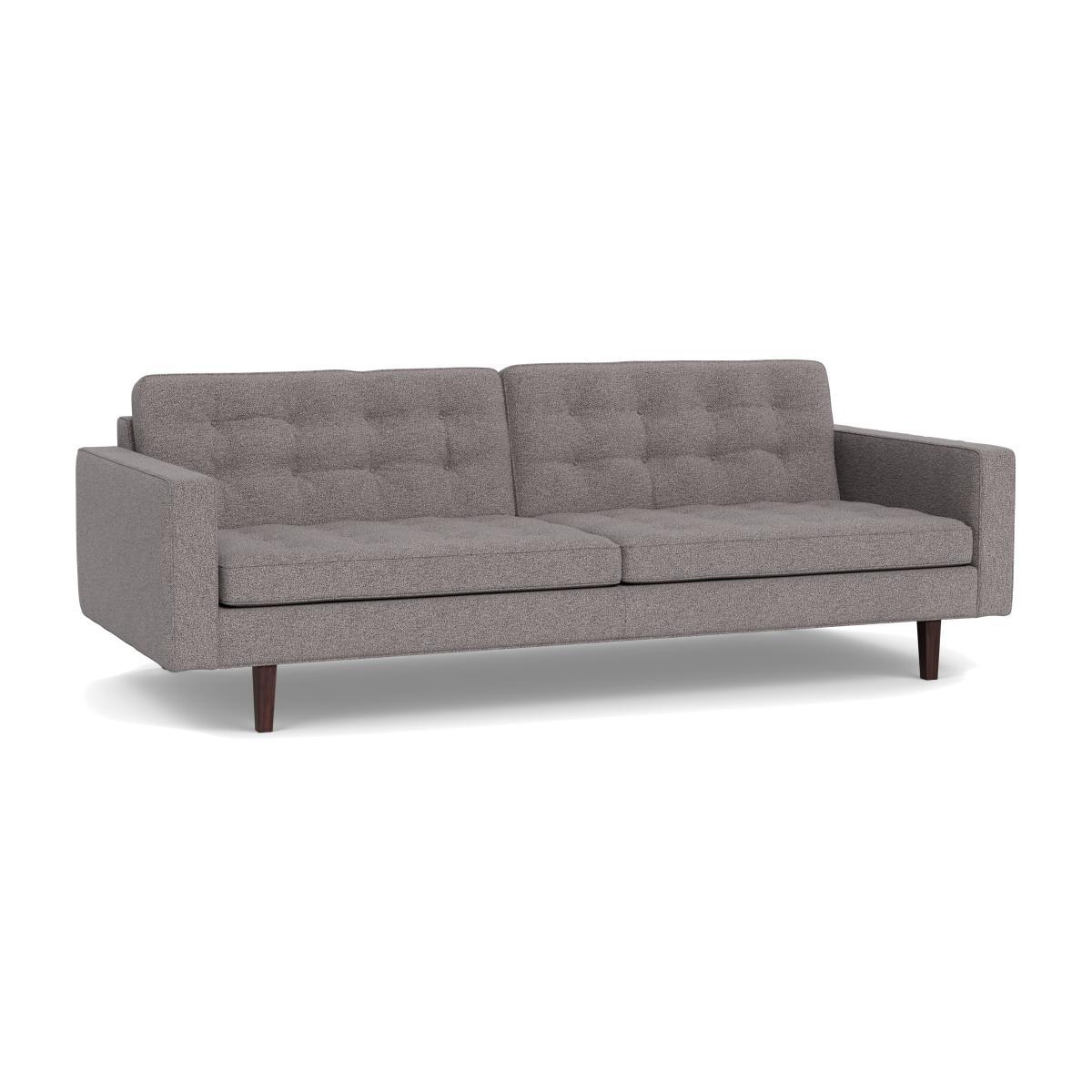 Heal's Hepburn 4 Seater Loop Boucle Granite Walnut - Heal's UK Furniture – image 1