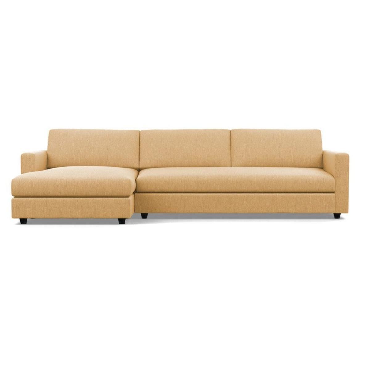 Heal's Nimbus 4 Seater Left Hand Corner Chaise Capelo LinenCotton Sea Shanty Black Feet - Heal's UK Furniture – image 48