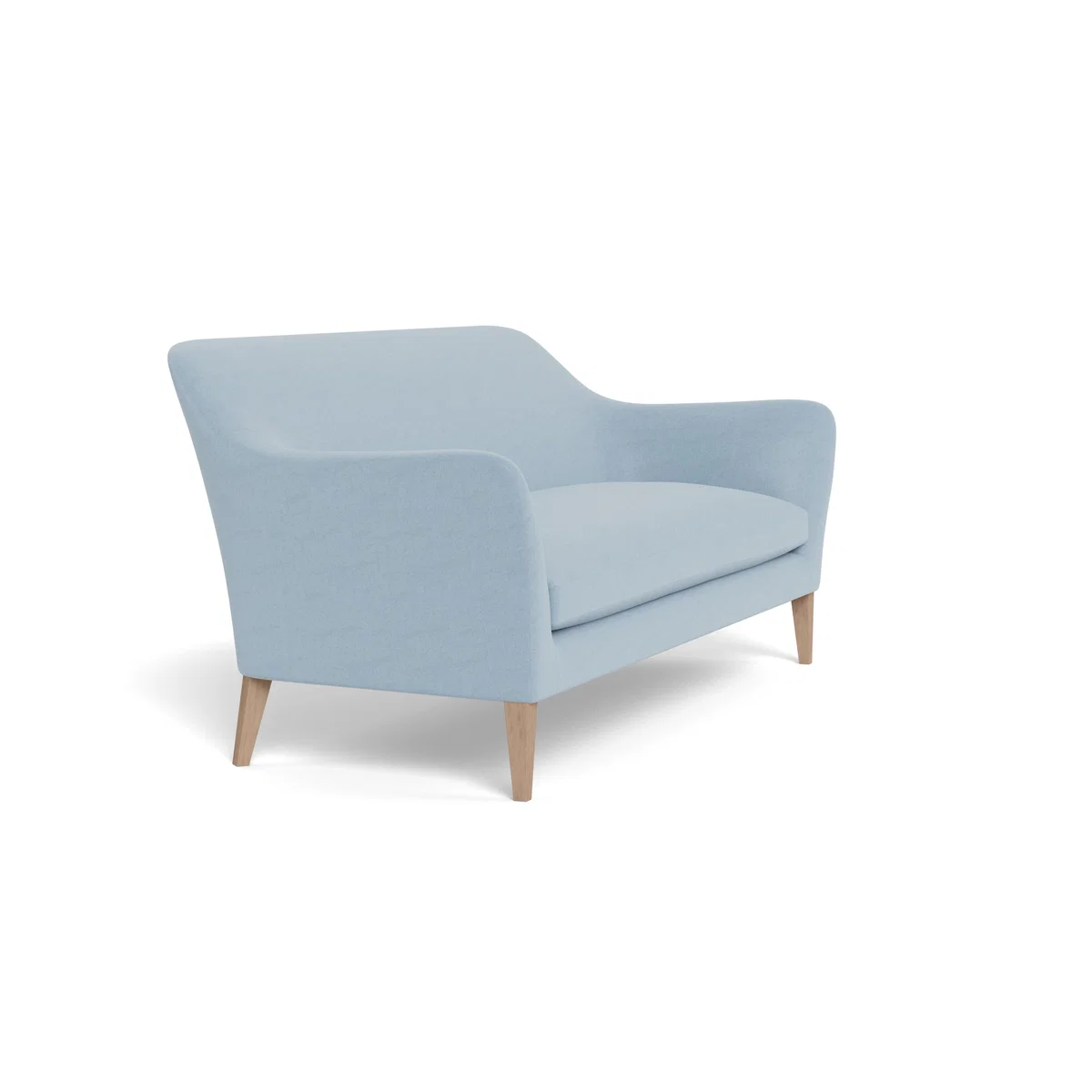 Heal's Wallis 4 Seater Sofa Capelo LinenCotton Sea Shanty Walnut Feet - Heal's UK Furniture – image 2