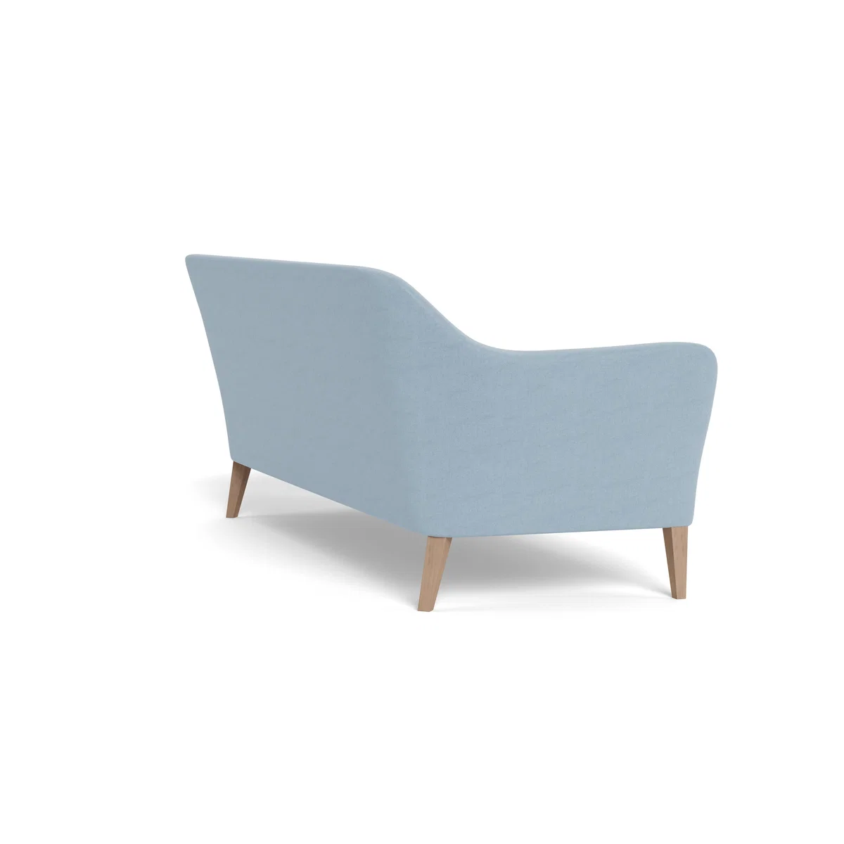 Heal's Wallis 4 Seater Sofa Capelo LinenCotton Sea Shanty Walnut Feet - Heal's UK Furniture – image 4