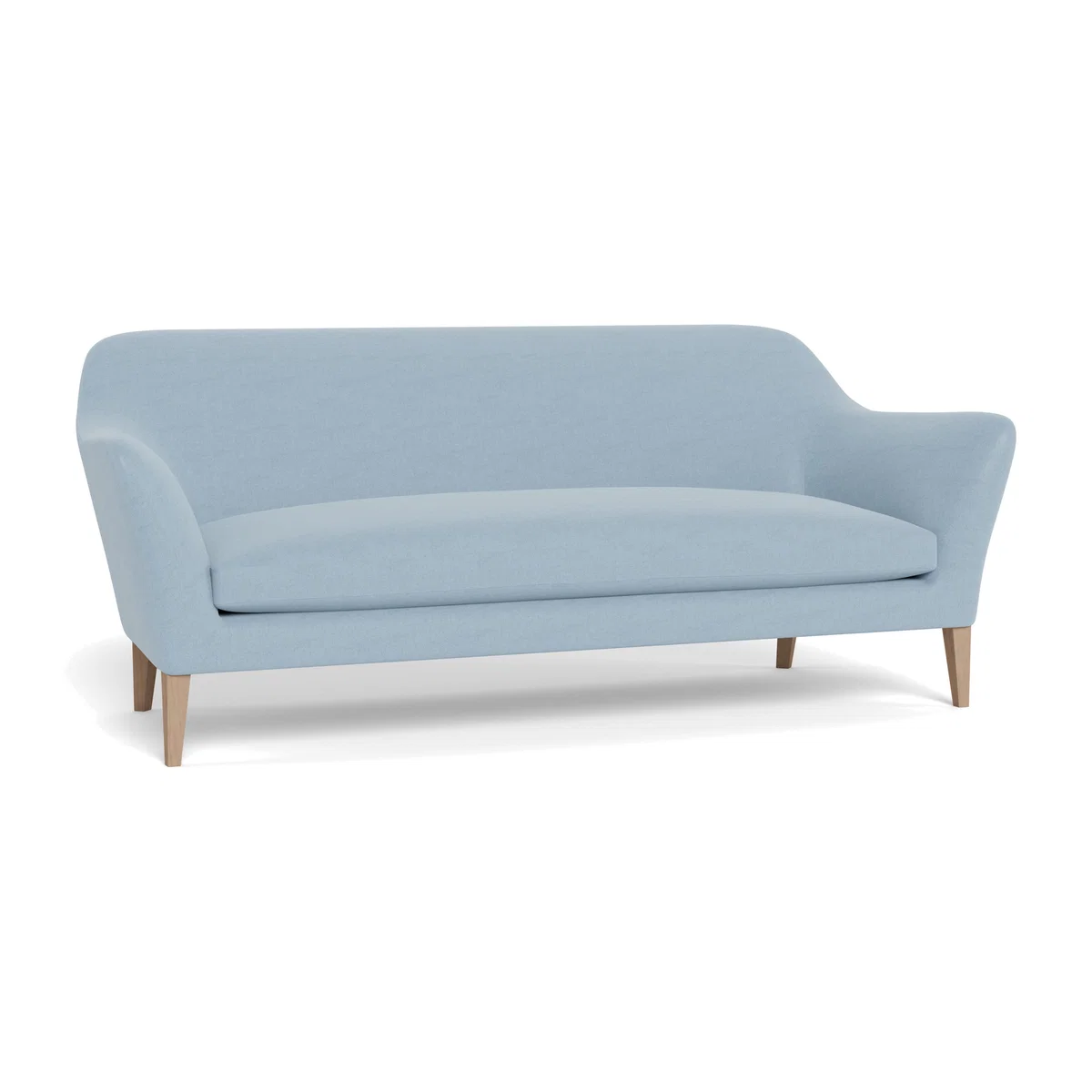 Heal's Wallis 4 Seater Sofa Capelo LinenCotton Sea Shanty Walnut Feet - Heal's UK Furniture – image 1