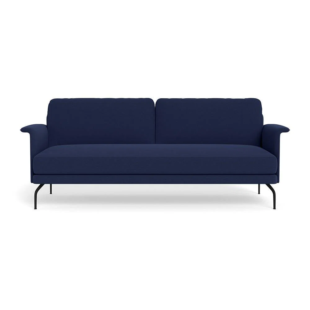 Heal's Iver 4 Seater Sofa Melton Wool New Navy Black Feet – image 2
