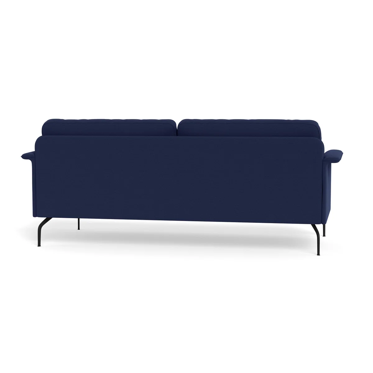 Heal's Iver 4 Seater Sofa Melton Wool New Navy Black Feet – image 6
