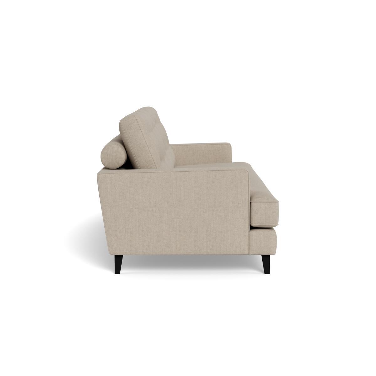 Heal's Mistral 4 Seater Sofa Broad Weave Putty Black Feet - Heal's UK Furniture – image 3
