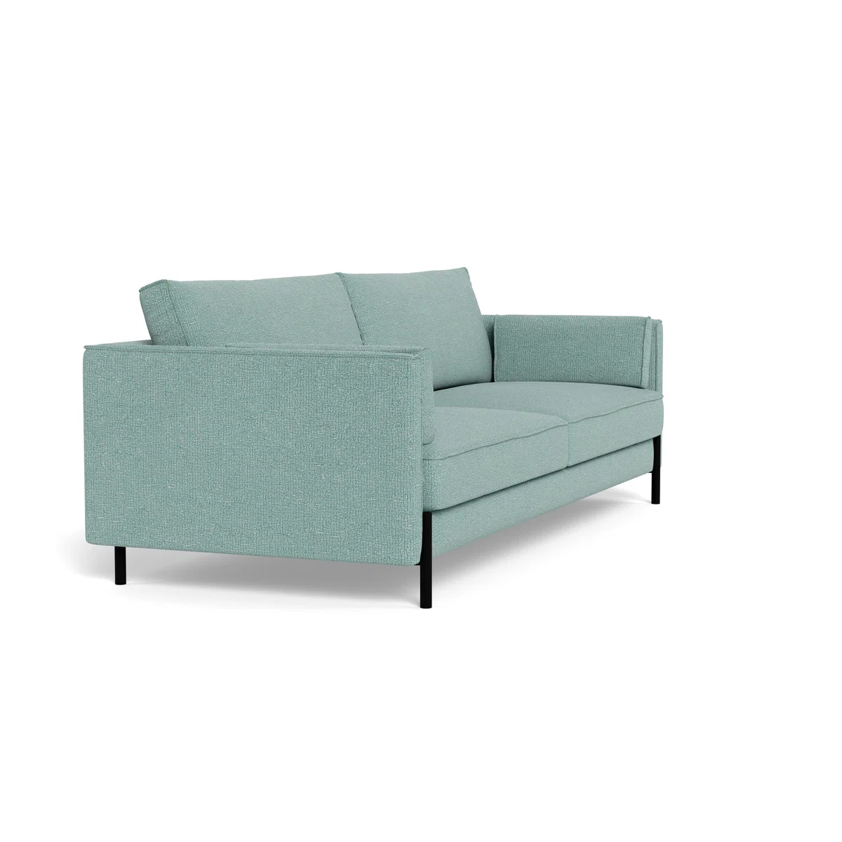 Heal's Tortona 4 seater Sofa Tejo Recycled Teal - Heal's UK Furniture – image 2