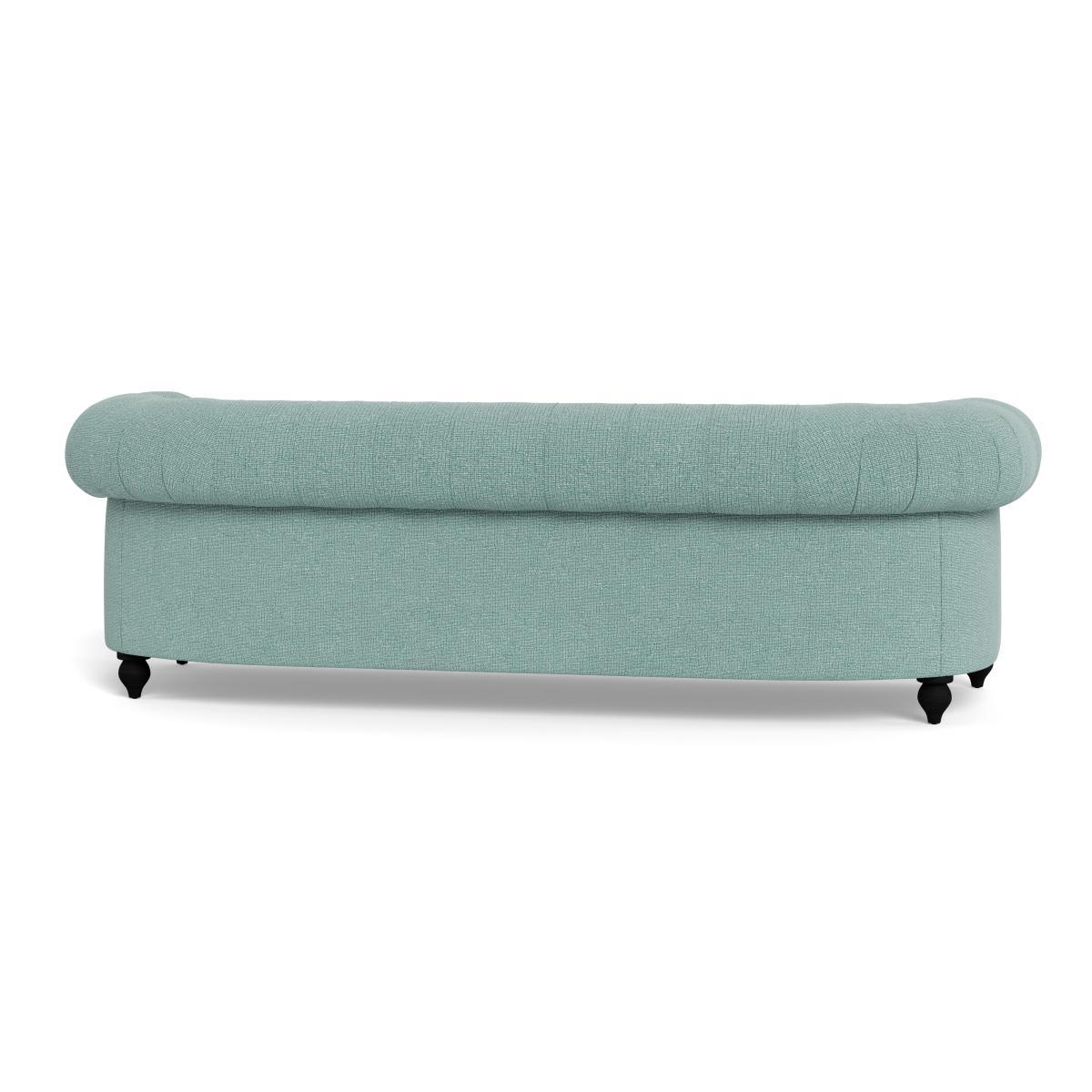 Heal's Fitzrovia 4 Seater Sofa Tejo Recycled Teal Natural Oak Feet - Heal's UK Furniture – image 5