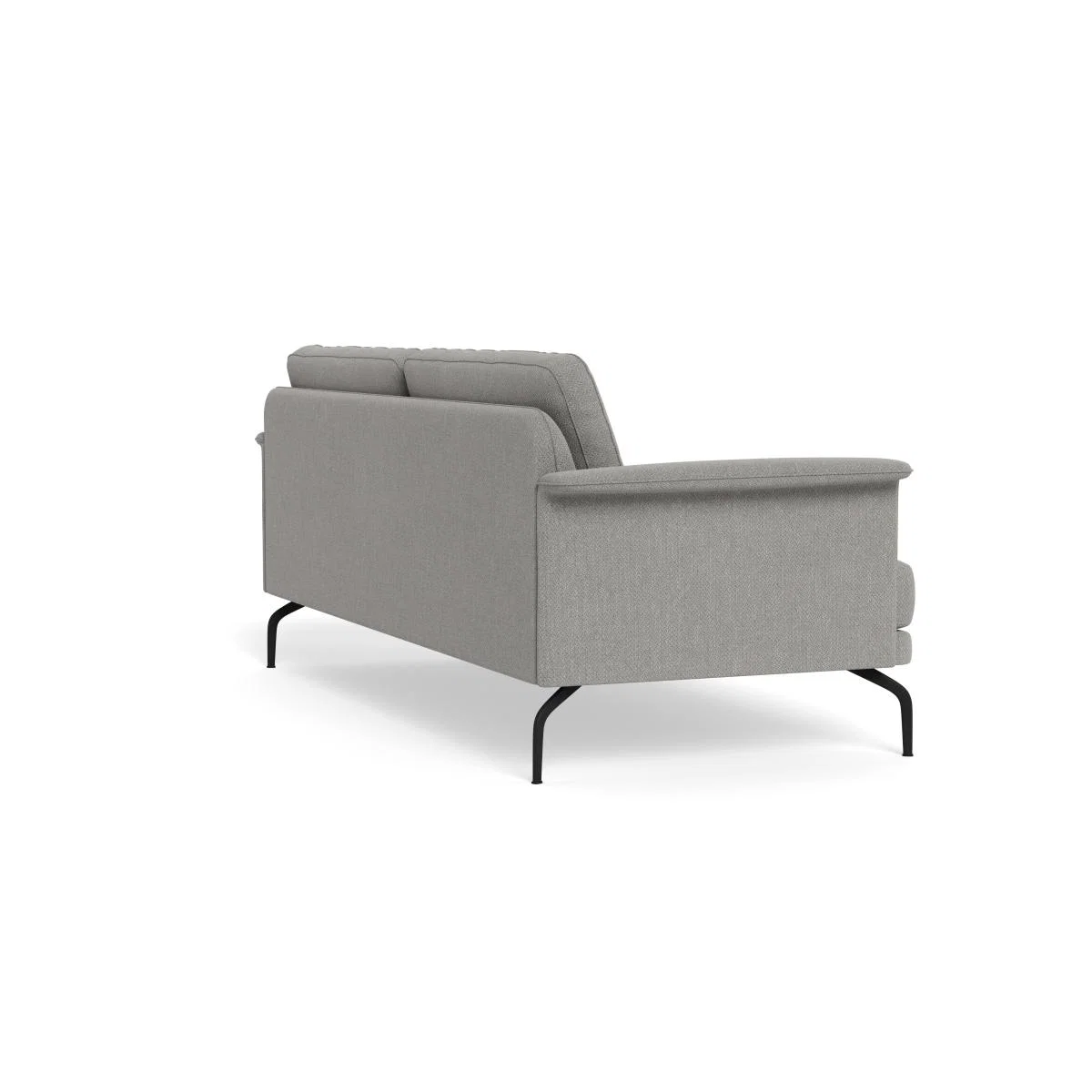Heal's Iver 4 Seater Sofa Texture Pale Grey Black Feet – image 5