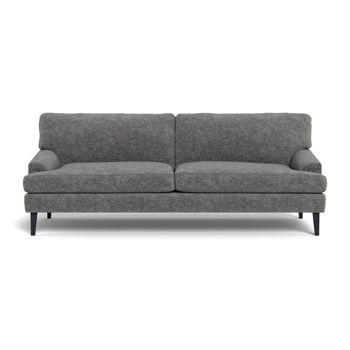 Heal's Stanton 4 Seater Sofa Melton Wool Shale Black Feet – image 2