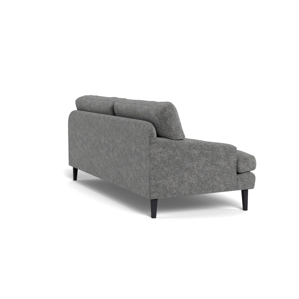 Heal's Stanton 4 Seater Sofa Melton Wool Shale Black Feet – image 5