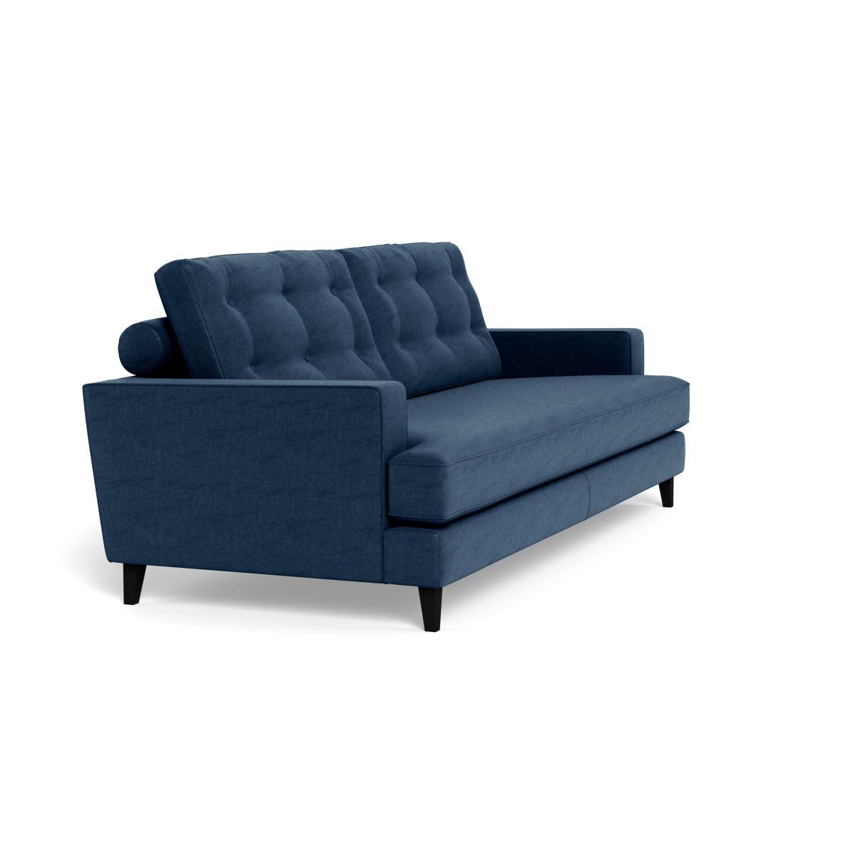 Heal's Mistral 4 Seater Sofa Capelo LinenCotton Inkspot Black Feet - Heal's UK Furniture – image 2