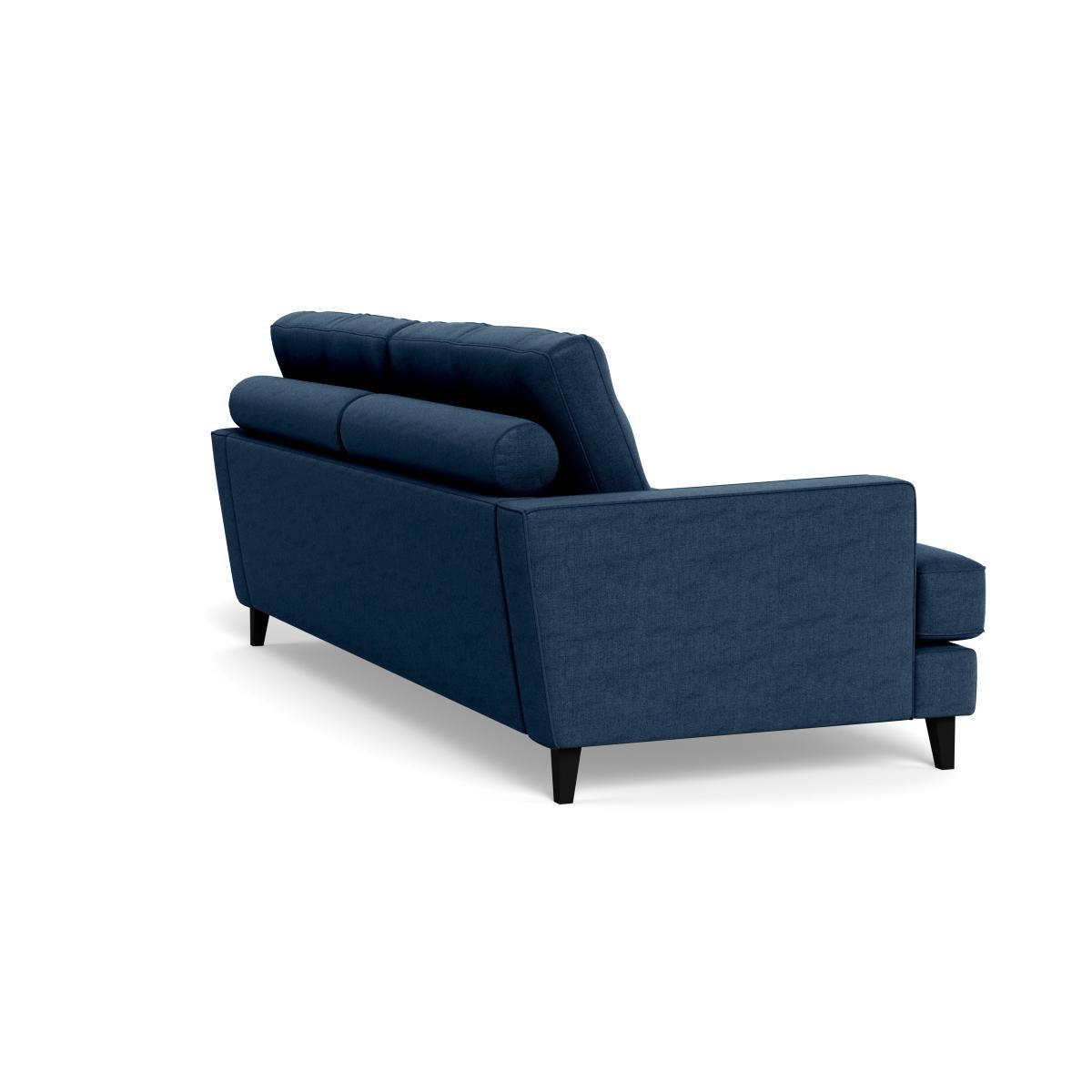 Heal's Mistral 4 Seater Sofa Capelo LinenCotton Inkspot Black Feet - Heal's UK Furniture – image 4