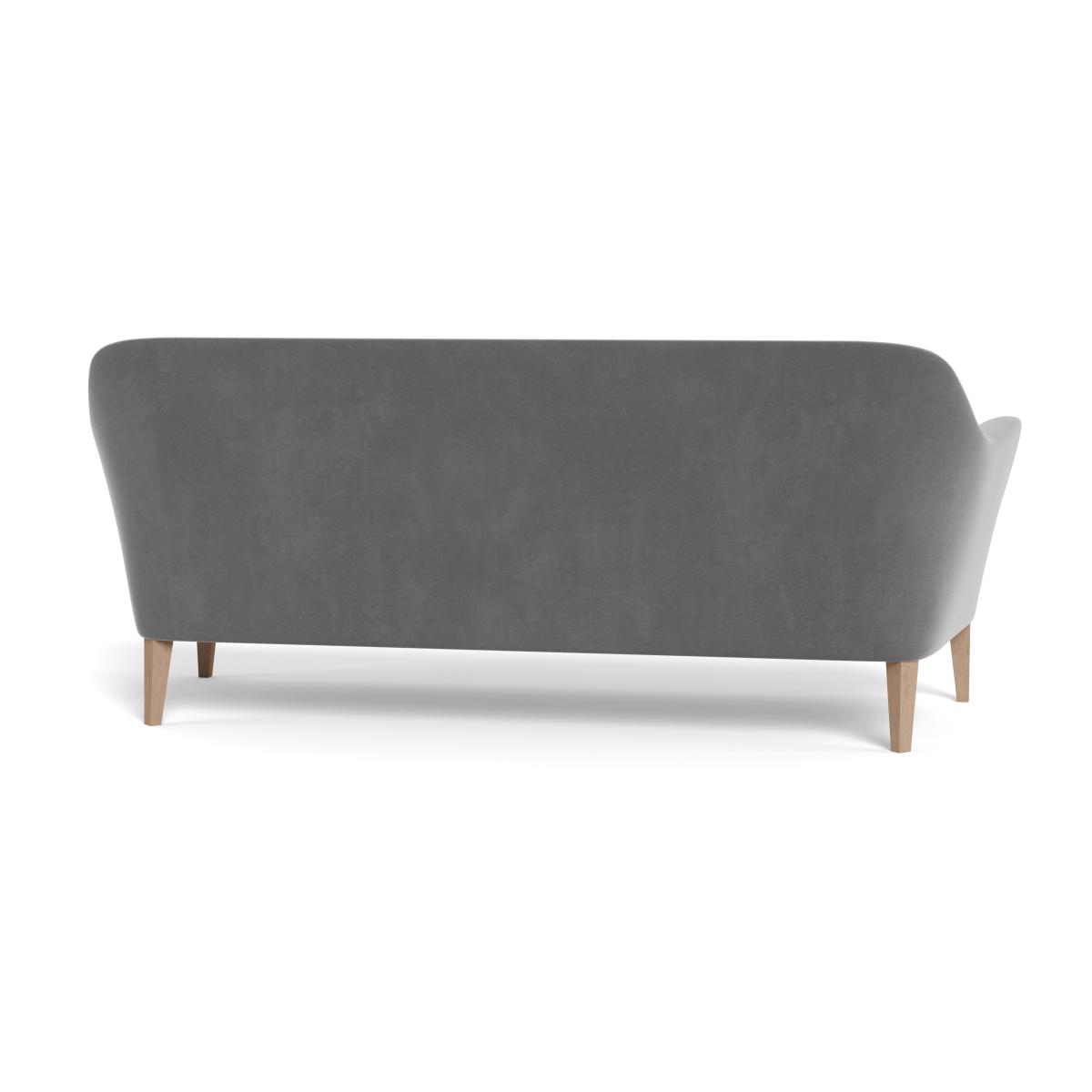 Heal's Wallis 4 Seater Sofa Smart Velvet Mercury Nautral Oak Feet – image 6