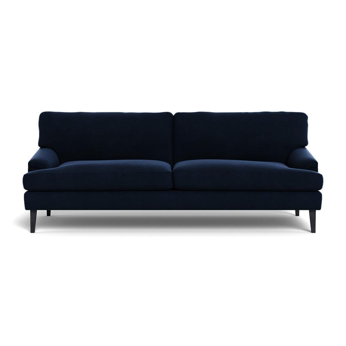 Heal's Stanton 4 Seater Sofa Smart Velvet Dusk Black Feet – image 2