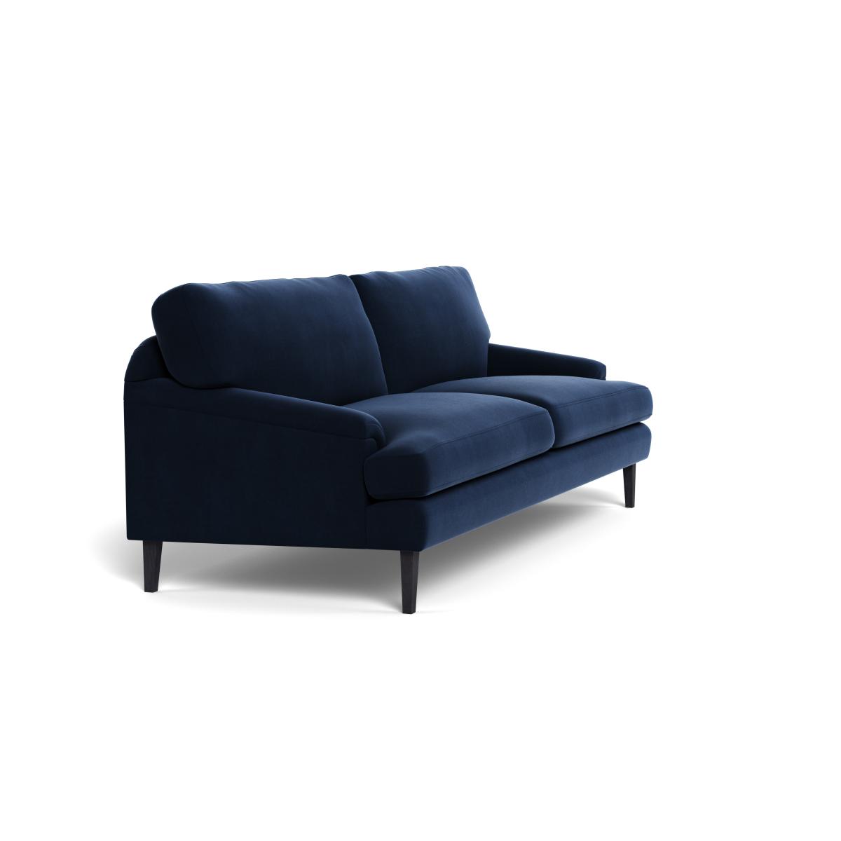 Heal's Stanton 4 Seater Sofa Smart Velvet Dusk Black Feet – image 3