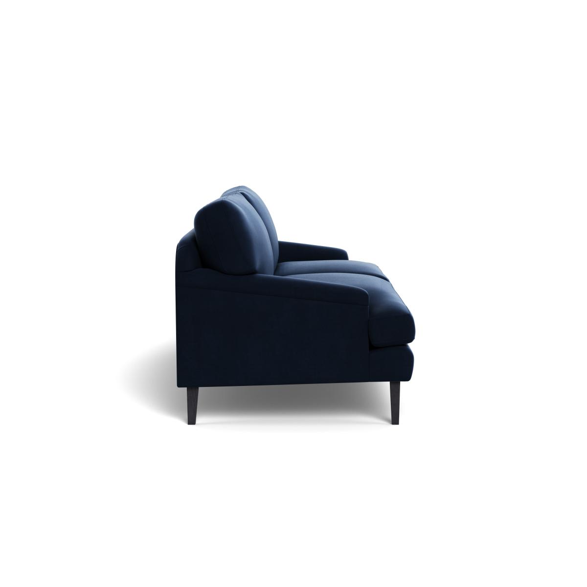 Heal's Stanton 4 Seater Sofa Smart Velvet Dusk Black Feet – image 4