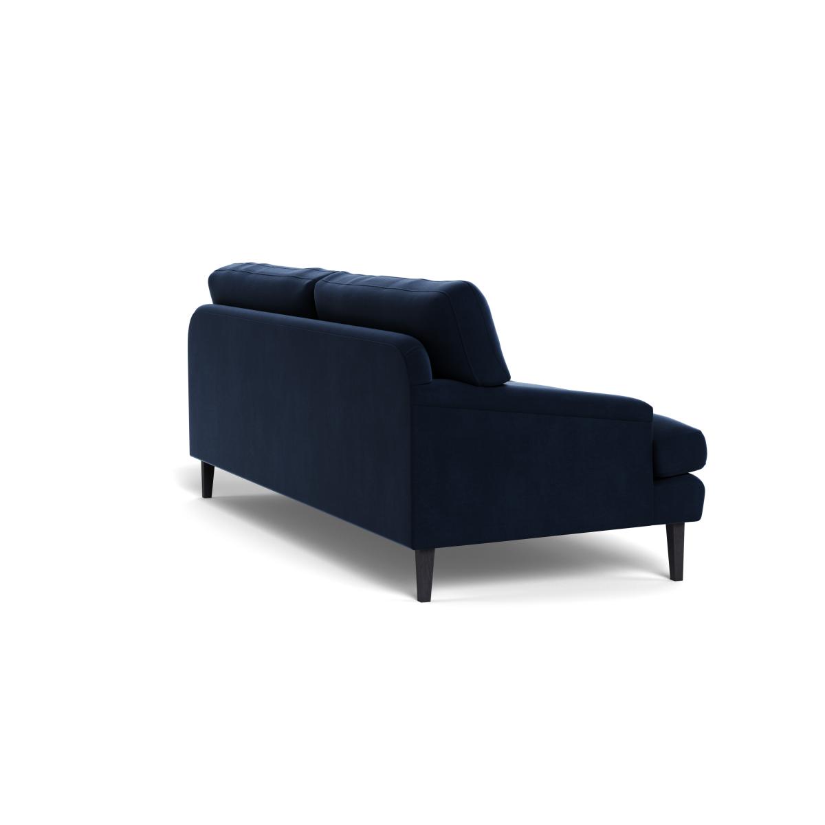 Heal's Stanton 4 Seater Sofa Smart Velvet Dusk Black Feet – image 5