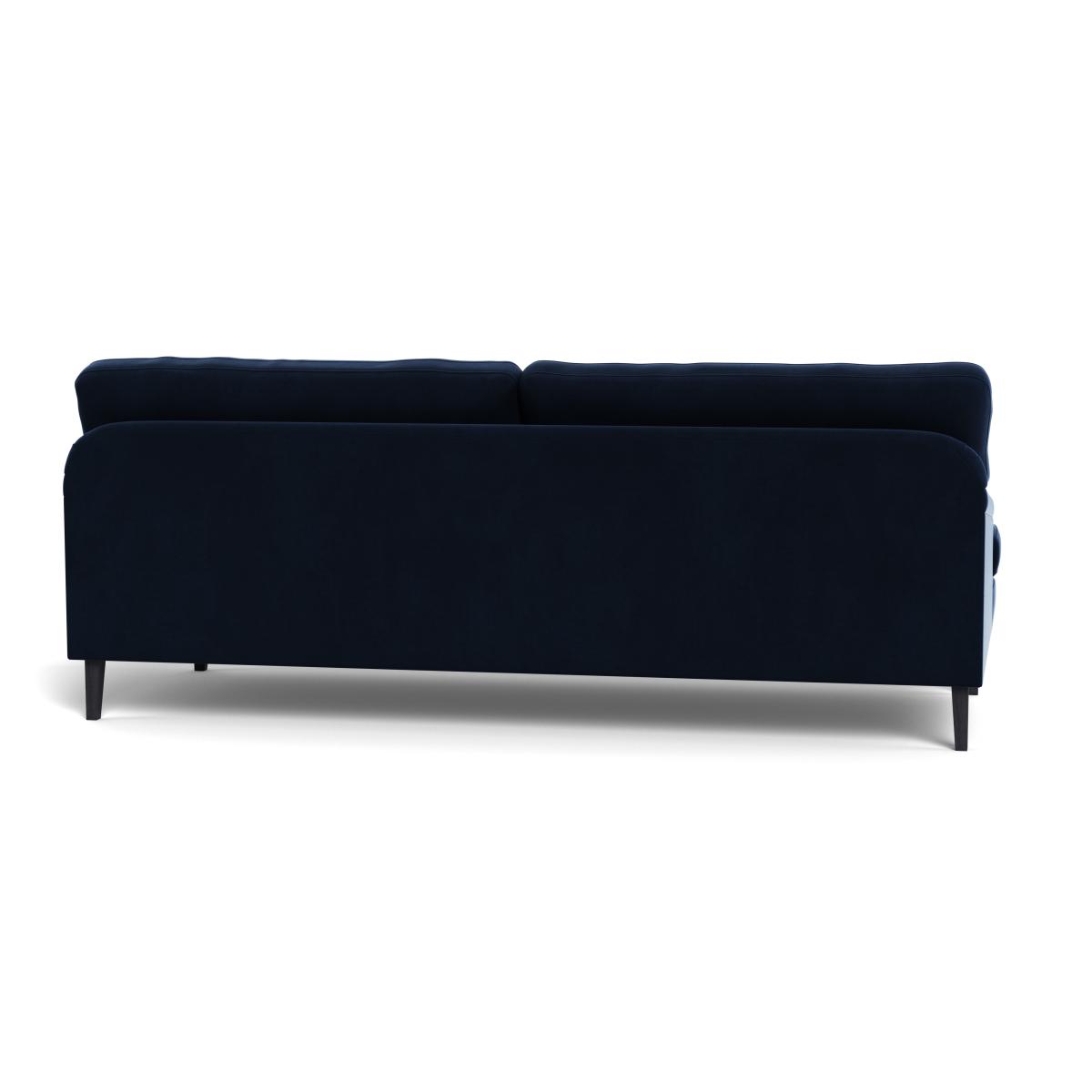 Heal's Stanton 4 Seater Sofa Smart Velvet Dusk Black Feet – image 6