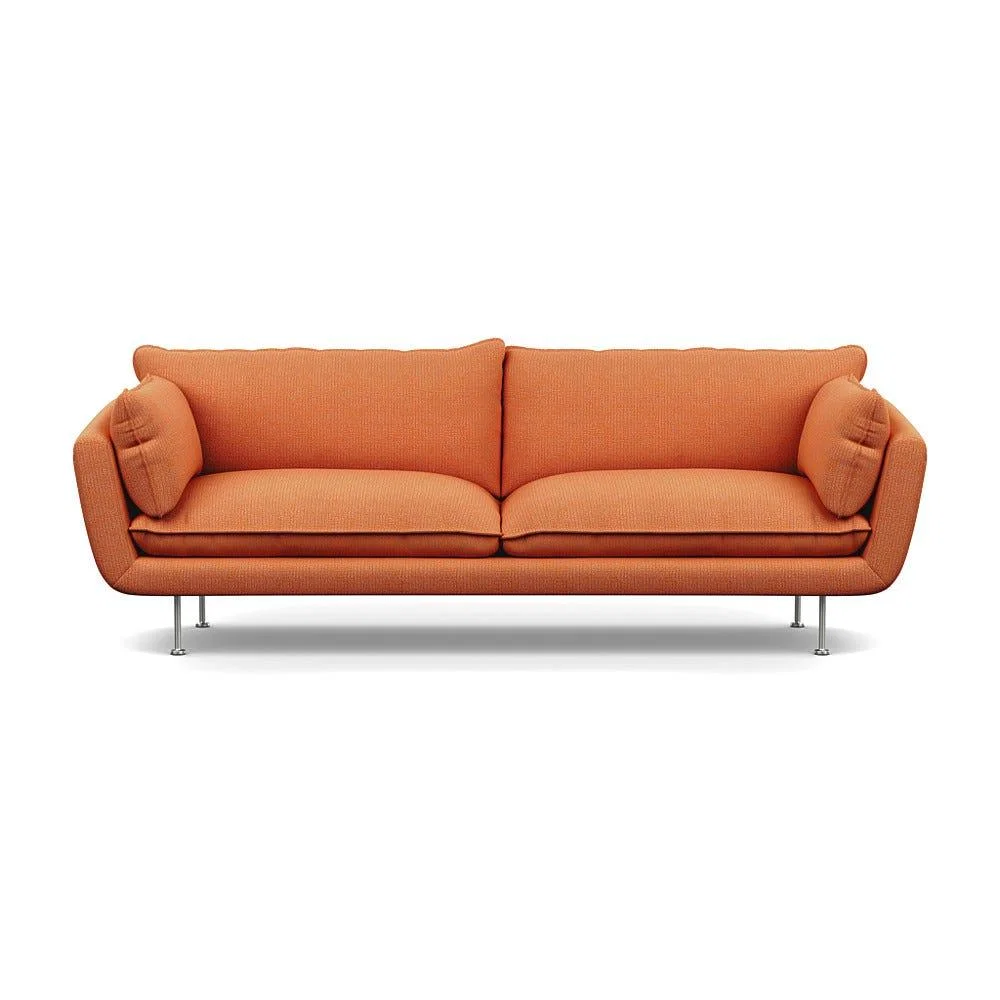 Heal's Allora 4 Seater Sofa Tejo Recycled Zinnia Stainless Steel Feet – image 2