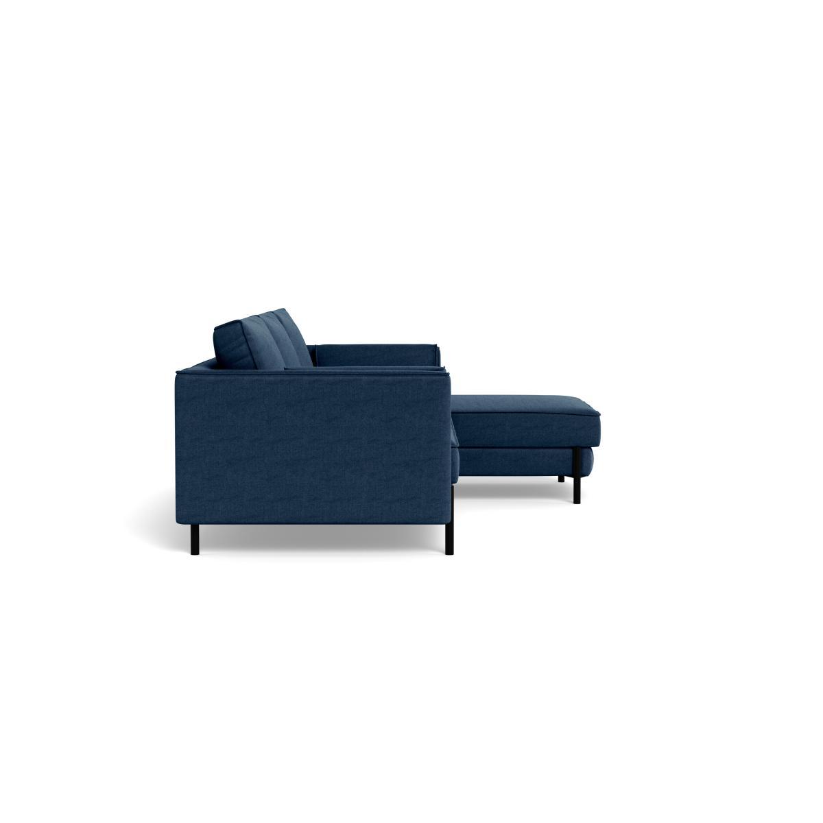 Heal's Tortona Right Hand Facing 4 Seater Corner Chaise Capelo LinenCotton Inkspot Black Feet - Heal's UK Furniture – image 3